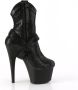 Pleaser Plateau Laarzen Paaldans schoenen 41 Shoes ADORE 1029RS Zwart - Thumbnail 3