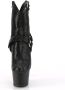 Pleaser Plateau Laarzen Paaldans schoenen 38 Shoes ADORE 1029RS Zwart - Thumbnail 4