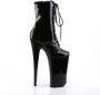 Pleaser Plateau Laarzen Paaldans schoenen 38 Shoes BEYOND 1020 Paaldans schoenen Zwart - Thumbnail 4