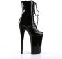 Pleaser Plateau Laarzen Paaldans schoenen 37 Shoes BEYOND 1020 Paaldans schoenen Zwart - Thumbnail 4