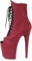 Pleaser Plateau Laarzen Paaldans schoenen 38 Shoes FLAMINGO 1021FS Paaldans schoenen Bordeaux rood - Thumbnail 3