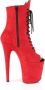 Pleaser Plateau Laarzen Paaldans schoenen 36 Shoes FLAMINGO 1021FS Paaldans schoenen Rood - Thumbnail 4