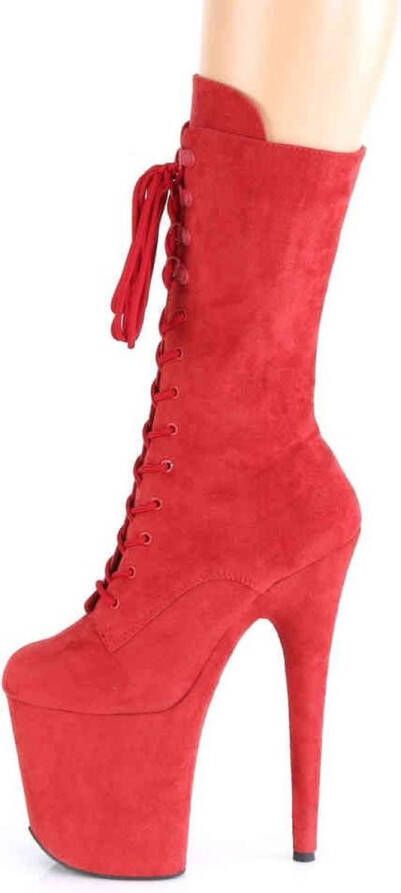 Pleaser Plateau Laarzen Paaldans schoenen 35 Shoes FLAMINGO 1050FS Paaldans schoenen Rood - Foto 2