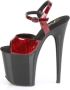 Pleaser FLAMINGO-3000DP Plateau Overknee Laarzen Paaldans schoenen 36 Shoes Groen - Thumbnail 3