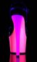 Pleaser Sandaal met enkelband Paaldans schoenen 41 Shoes RAINBOW 309UV Paaldans schoenen Zwart Multicolours - Thumbnail 4
