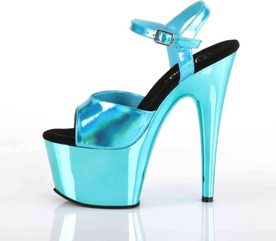 Pleaser Sandaal met enkelband 39 Shoes ADORE 709HGCH Blauw - Foto 3