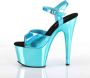Pleaser Sandaal met enkelband 39 Shoes ADORE 709HGCH Blauw - Thumbnail 3