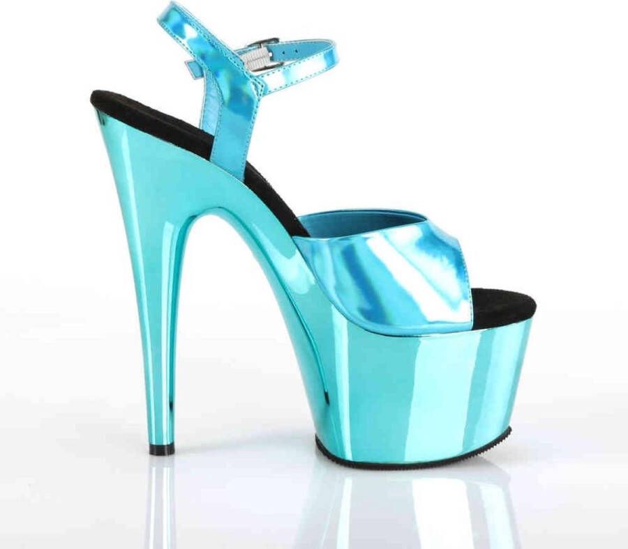 Pleaser Sandaal met enkelband 39 Shoes ADORE 709HGCH Blauw - Foto 4