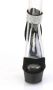Pleaser DELIGHT-625 Sandaal met enkelband 41 Shoes Zwart - Thumbnail 2