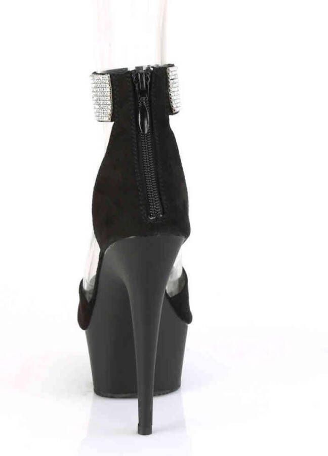 pleaser Sandaal met enkelband DELIGHT-625 Zwart