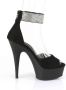 Pleaser Sandaal met enkelband 40 Shoes DELIGHT 625 Zwart - Thumbnail 5