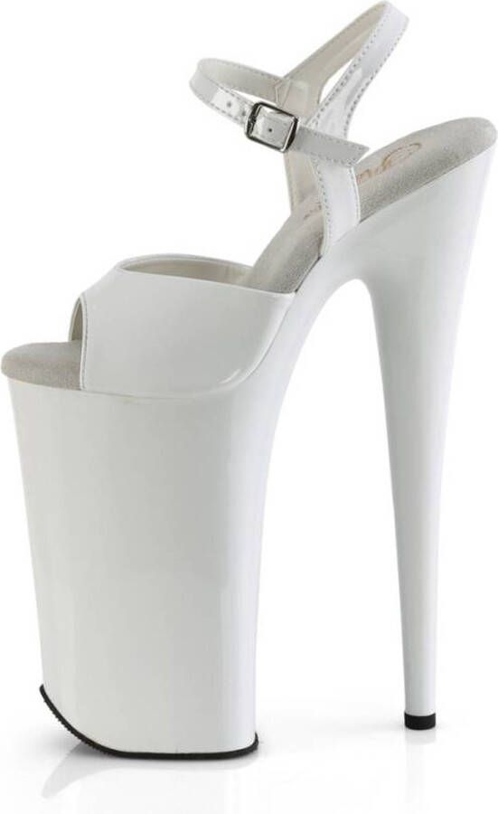 Pleaser Sandaal met enkelband Paaldans schoenen 40 Shoes BEYOND 009 Wit - Foto 3