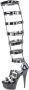 Pleaser Sandaal met enkelband Paaldans schoenen 36 Shoes DELIGHT 600 46 Paaldans schoenen Zwart - Thumbnail 2