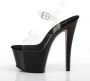 Pleaser SKY-308CRS Sandaal met enkelband Paaldans schoenen Paaldans schoenen 35 Shoes Zwart Roze - Thumbnail 3