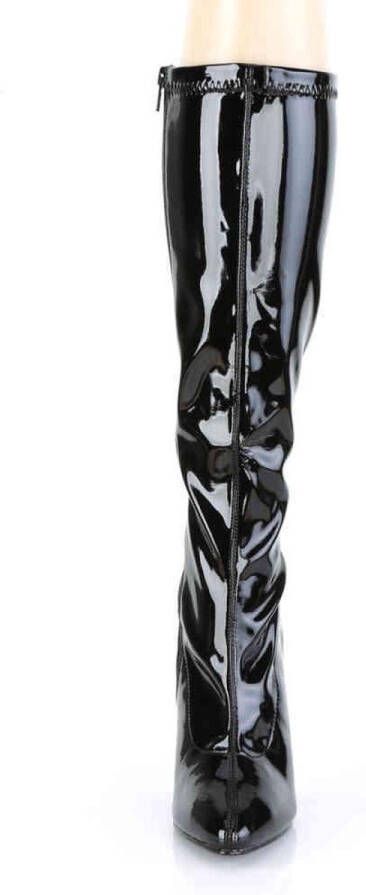 Pleaser 5 = | SEDUCE 2000 | 5 Plain Stretch Knee Boot Side Zip - Foto 2