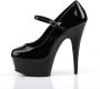 Pleaser shoes Pleaser DELIGHT-687 Pumps 37 Shoes Zwart - Thumbnail 4