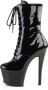 Pleaser shoes Pleaser SKY-1020 Plateau Laarzen Paaldans schoenen Paaldans schoenen 44 Shoes Zwart - Thumbnail 4