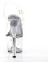 Pleaser Sandaal met enkelband Paaldans schoenen 42 Shoes SKY 308 Paaldans schoenen Transparant Zilverkleurig - Thumbnail 5