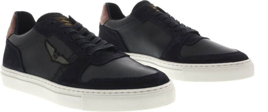 PME Legend Fletchman Lage sneakers Leren Sneaker Heren Blauw