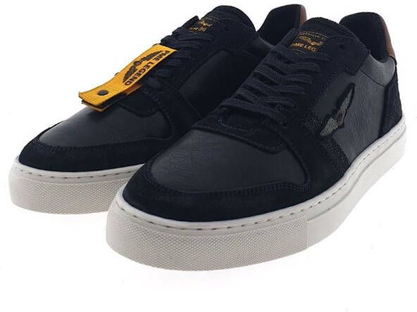 PME Legend Fletchman Lage sneakers Leren Sneaker Heren Blauw