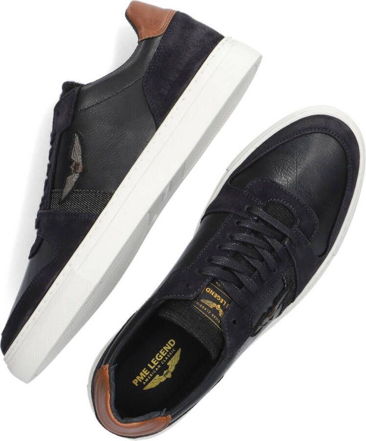 PME Legend Fletchman Lage sneakers Leren Sneaker Heren Blauw