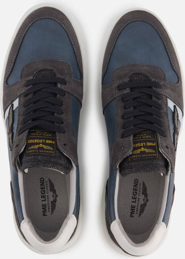 PME Legend Freightman Sneakers blauw Imitatieleer Heren