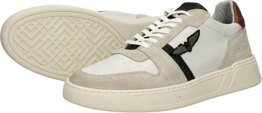 PME Legend Stijlvolle witte leren sneakers voor heren Beige Heren - Foto 11