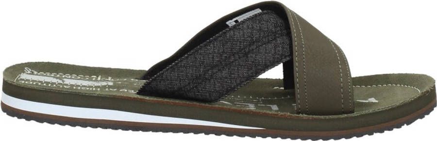PME Legend Slippers Haig PBO2304190-8208 Khaki Groen - Foto 6