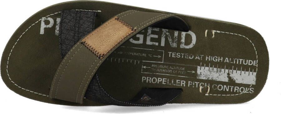PME Legend Slippers Haig PBO2304190-8208 Khaki Groen - Foto 10