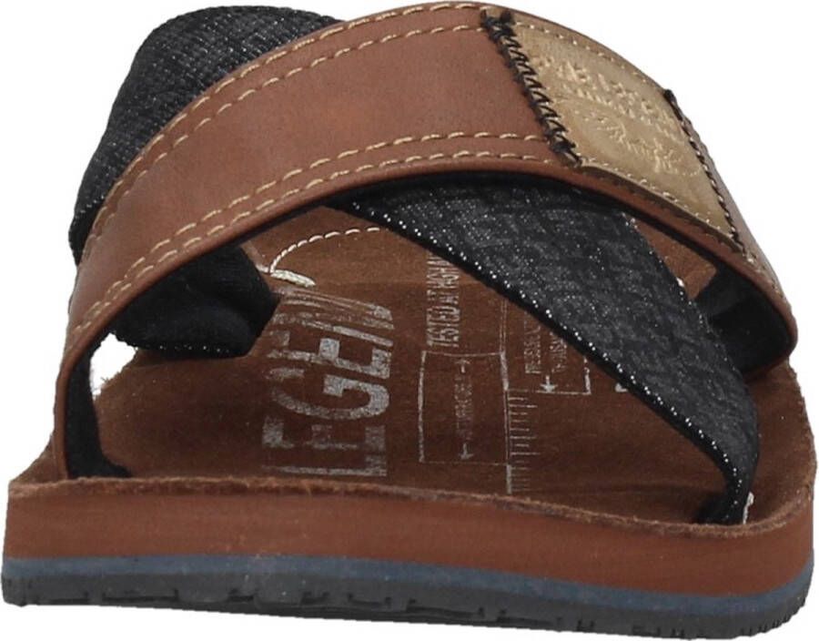PME Legend Bruine Lichtgewicht Denim Slipper Haig Brown Heren - Foto 12