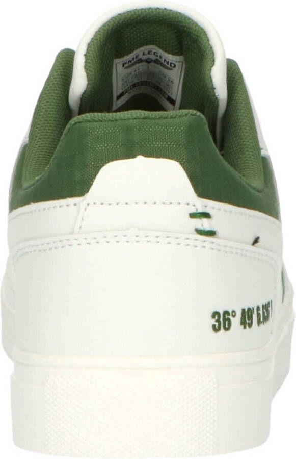 PME Legend Sneakers Craftler Sportsleather Ripstop White Green(PBO2203160 901 ) - Foto 6