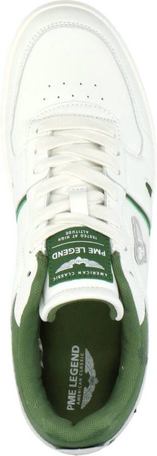 PME Legend Sneakers Craftler Sportsleather Ripstop White Green(PBO2203160 901 ) - Foto 7
