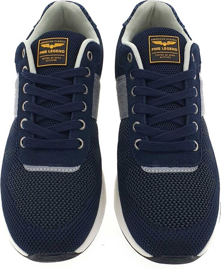 PME Legend Heren Sneakers Dornierer Navy Donkerblauw