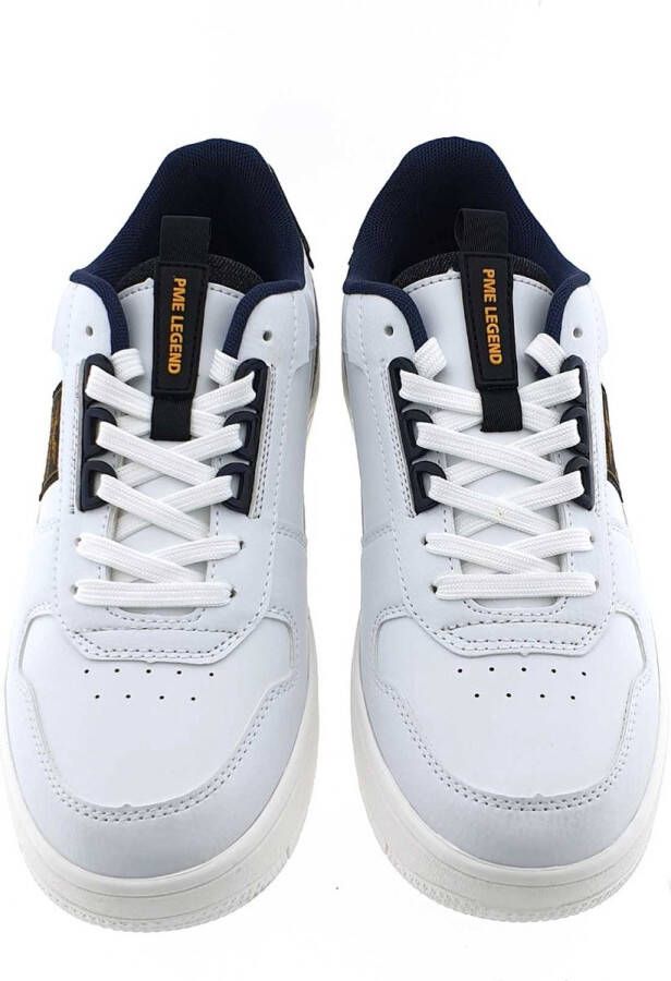 PME Legend Heren Sneakers Gobbler White navy Wit