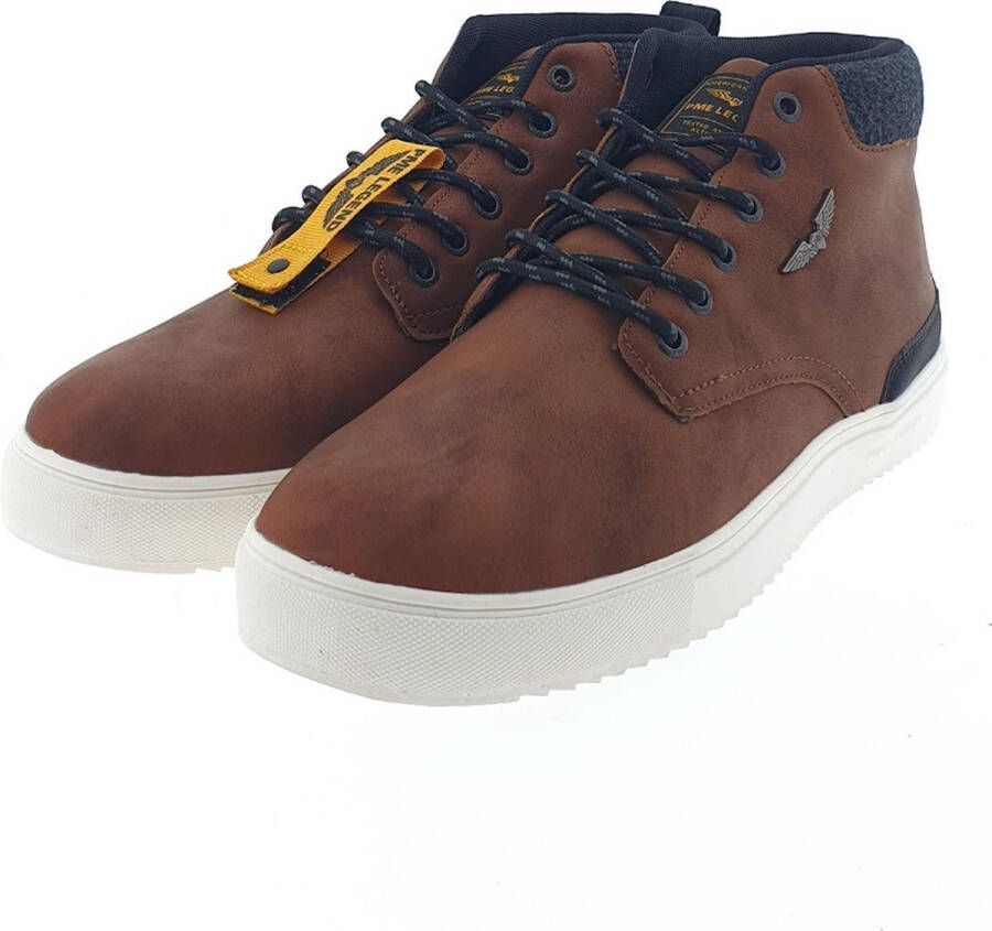 PME Legend Lexing-T sneakers cognac Imitatieleer Heren