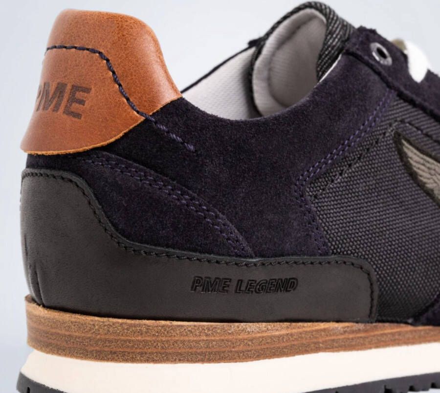 PME Legend Heren Sneakers Lockplate Navy Donkerblauw
