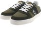 PME Legend Comfortabele groene leren sneakers met zwarte en witte accenten Green Heren - Thumbnail 11