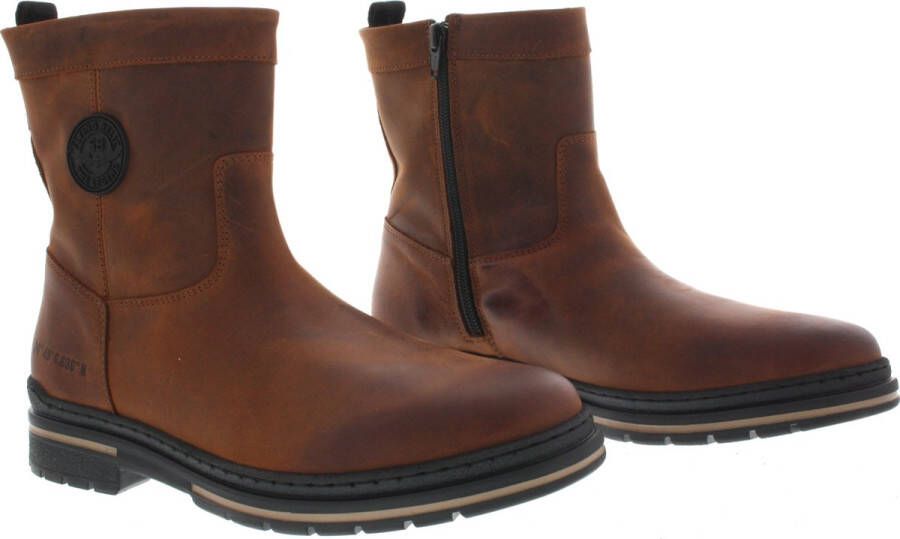 PME Legend Heren Veterboots Fairsky Enkellaars Cognac