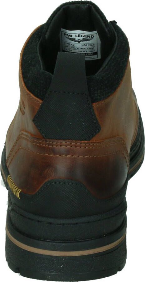 PME Legend Heren Veterschoenen Fleetman Cognac