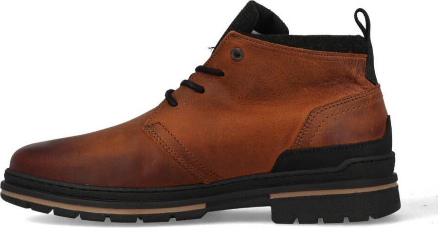 PME Legend Heren Veterschoenen Fleetman Cognac