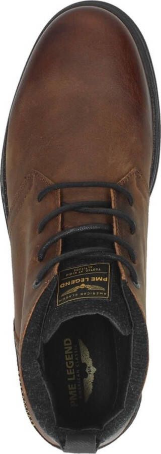 PME Legend Heren Veterschoenen Fleetman Cognac