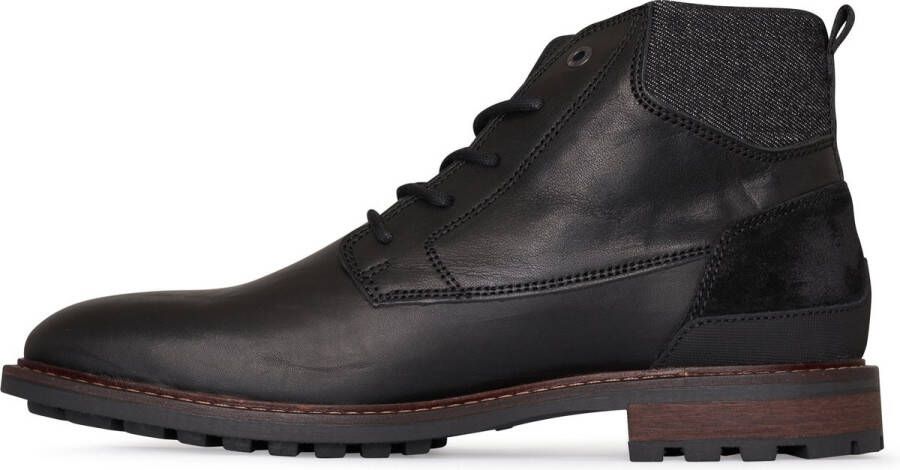 PME Legend Heren Veterschoenen Huffster Zwart