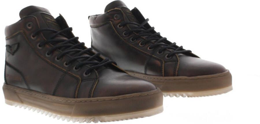 PME Legend Heren Veterschoenen Titon Dark Brown Donkerbruin