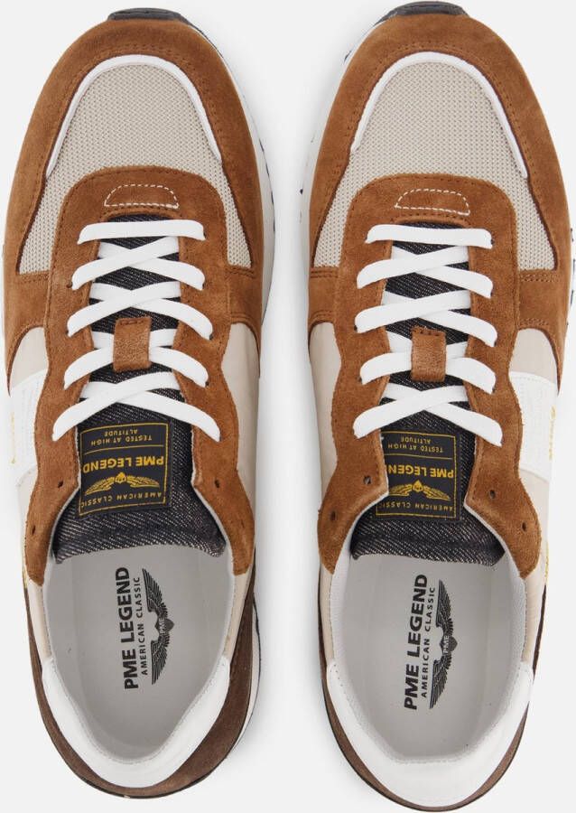 PME Legend Orville Sneakers bruin Textiel Heren