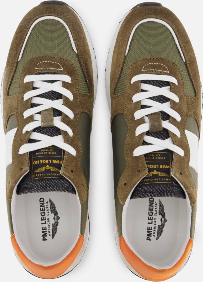 PME Legend Orville Sneakers groen Textiel Heren