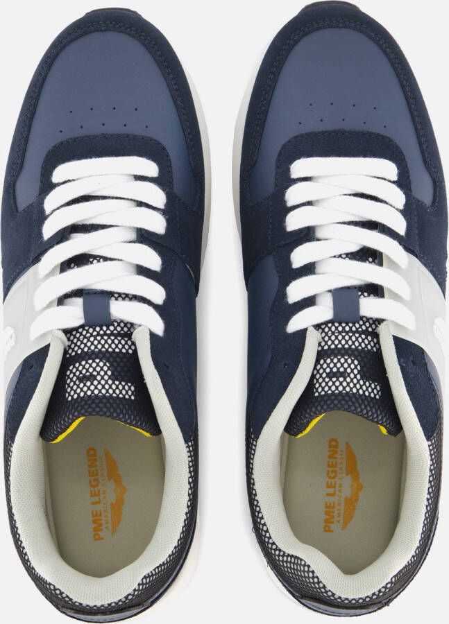 PME Legend Stinster Sneakers blauw Imitatieleer Heren