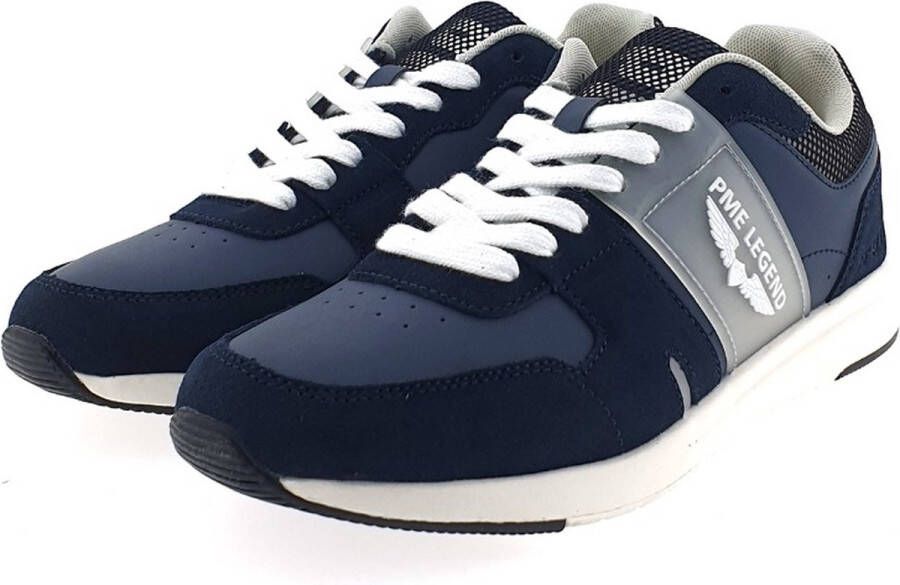 PME Legend Stinster Sneakers blauw Imitatieleer Heren