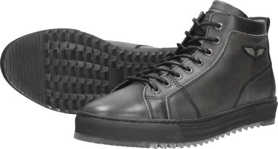 PME Legend Titon Hoge sneakers Leren Sneaker Heren Zwart