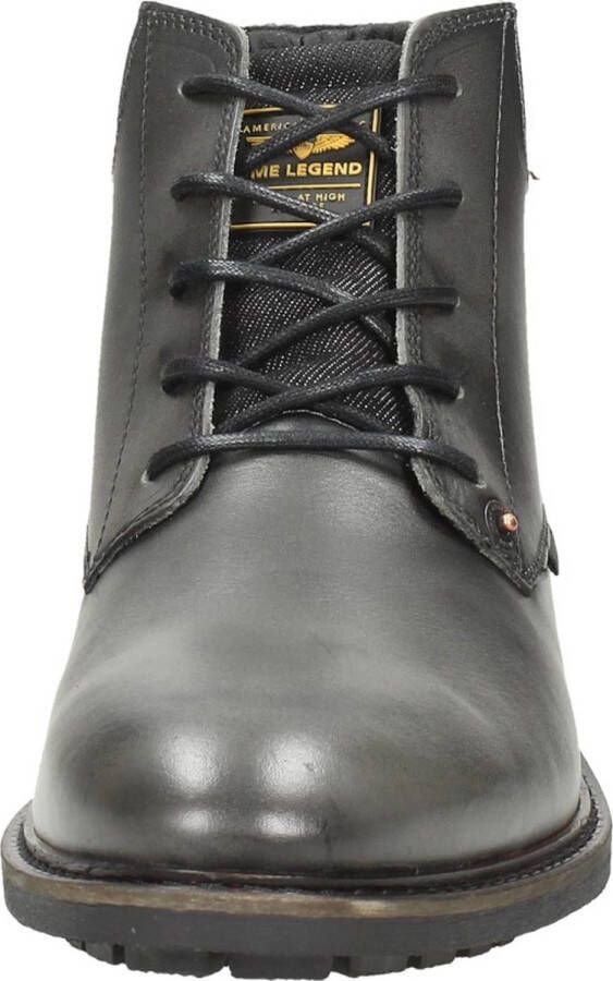 PME Legend Zwarte Veterschoenen Huffster