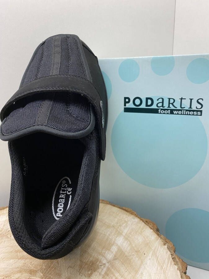 PODARTIS Unisex diabetesschoenen Deambulo X Zwart (SA400)